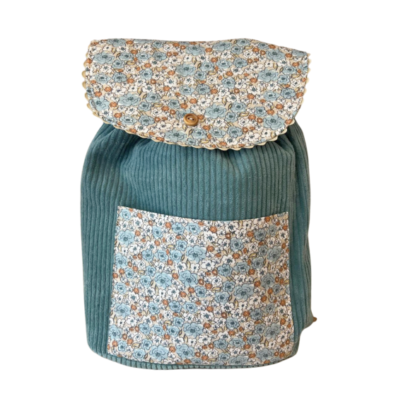 Mochila infantil pana azul