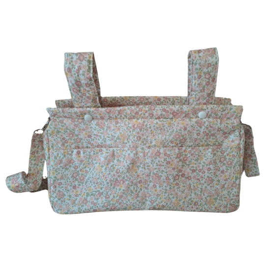 Bolsa para silla o carrito resinada flor Paula