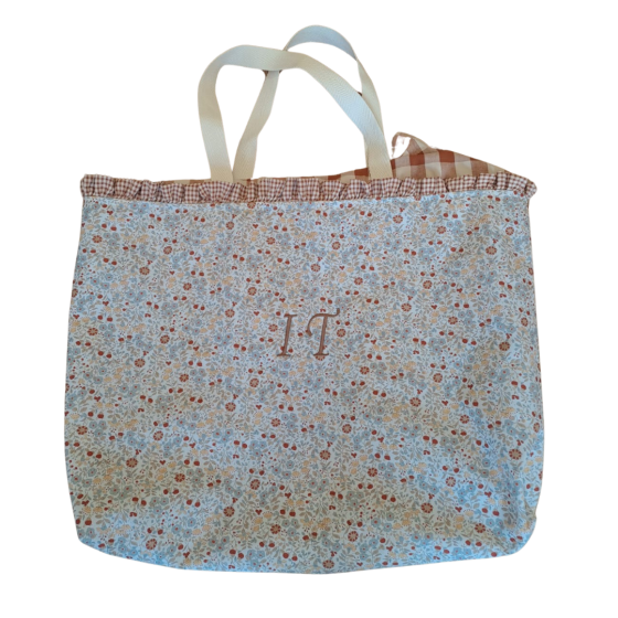 Bolsa playa tamaño XL flor...