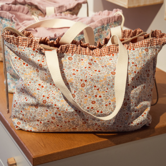 Bolsa playa grande flor...