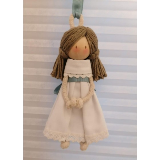 Muñeca madera Comunión