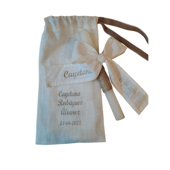 Bolsa para vela Bautizo