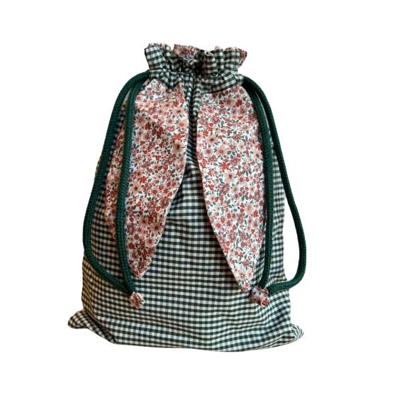 Bolsa merienda orejas vichy...