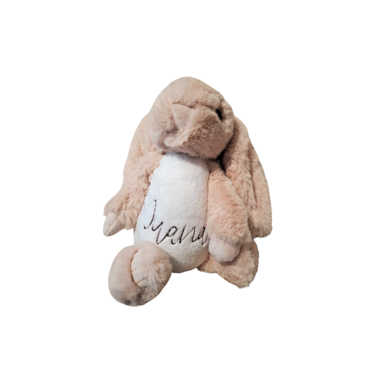 Muñeco personalizado rosa nude con nombre