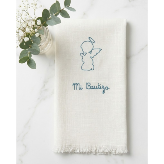 Toalla Bautismo desflecada...