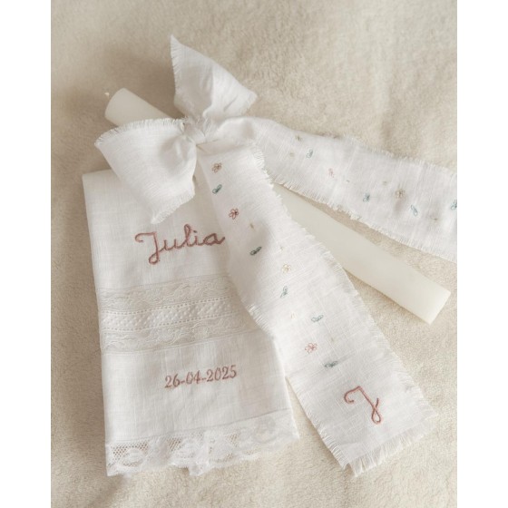 Kit Bautizo vela y toalla...