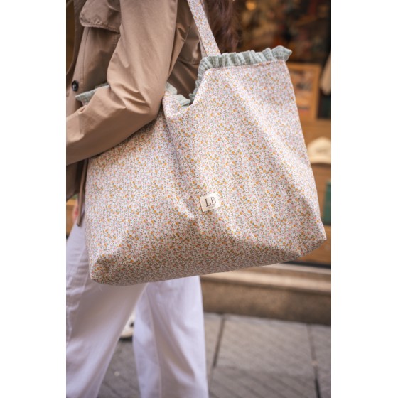 Bolsa playa impermeable flor Sabela